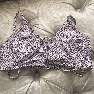 Leopard Bikini Top